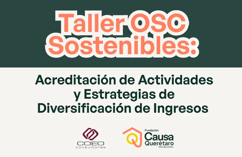 Taller OSC Sostenibles, COEO Consultores